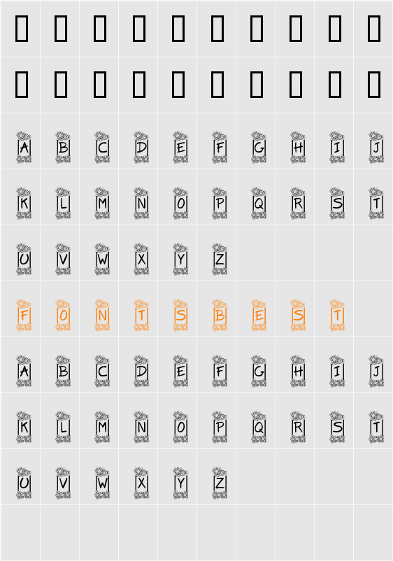 JI-Facial Character Map