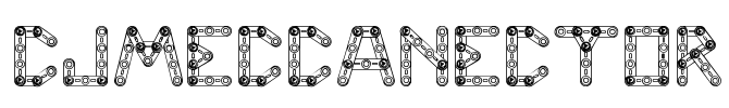 CJMeccanector Font Image