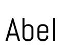 Abel Font Image