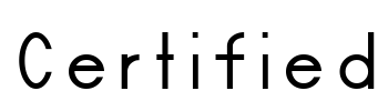 Certified Font Image