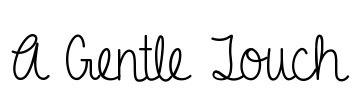 A Gentle Touch Font Image