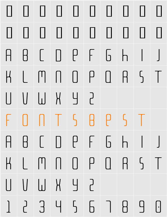 Meta Language Character Map