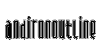 AndironOutline Font Image