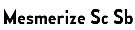 Mesmerize Sc Sb Font Image