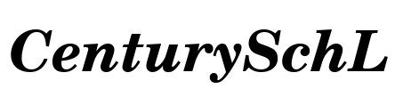 CenturySchL Font Image