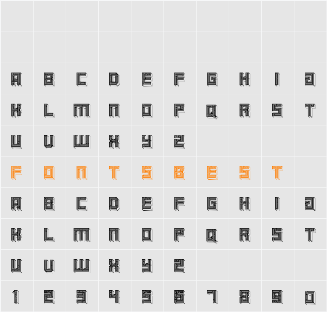 Maze Character Map