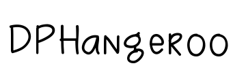 DPHangeroo Font Image