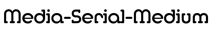 Media-Serial-Medium Font Image