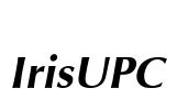 IrisUPC Font Image