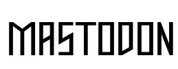 Mastodon Font Image