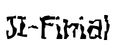 JI-Finial Font Image