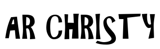 AR CHRISTY Font Image