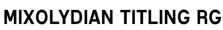 Mixolydian Titling Rg