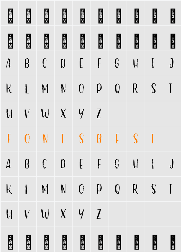 Anabella Sans Character Map