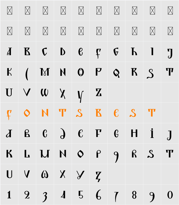 ST-Surzhik Character Map