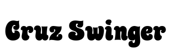 Cruz Swinger Font Image