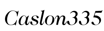 Caslon335