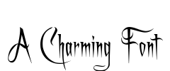 A Charming Font