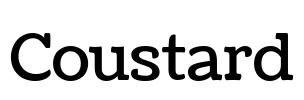 Coustard Font Image