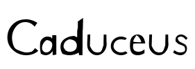 Caduceus Font Image