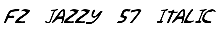 FZ JAZZY 57 ITALIC