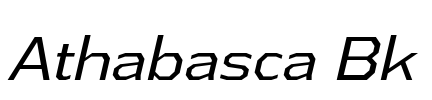 Athabasca Bk Font Image