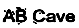 AB Cave Font Image