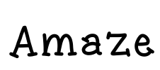 Amaze Font Image