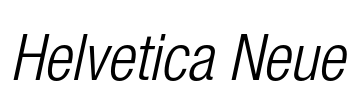 Helvetica Neue Font Image