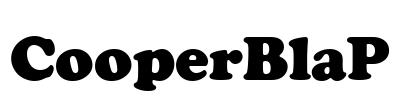 CooperBlaP Font Image