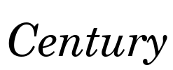 Century Font Image