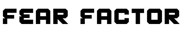 Fear Factor Font Image