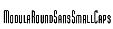 ModulaRoundSansSmallCaps Font Image