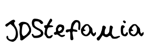 JDStefania Font Image