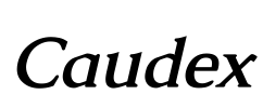 Caudex Font Image