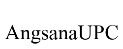 AngsanaUPC Font Image