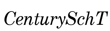 CenturySchT Font Image