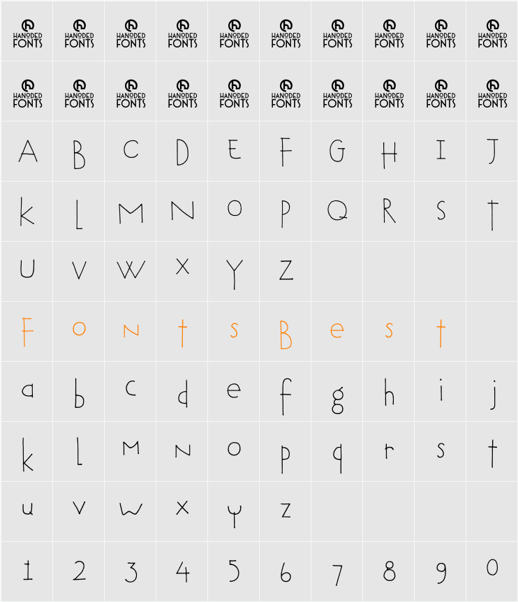 DK Tobu Character Map