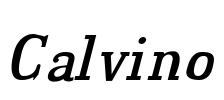 Calvino Font Image