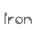 Iron Font Image