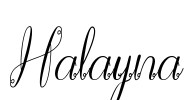 Halayna Font Image