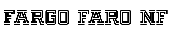 Fargo Faro NF Font Image