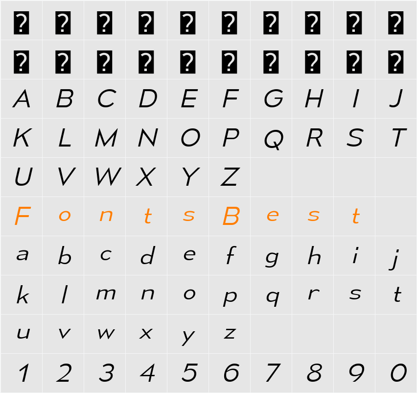 Mesmerize Se Lt Character Map