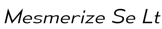 Mesmerize Se Lt Font Image