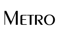 Metro Font Image