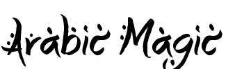 Arabic Magic Font Image