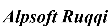 Alpsoft Ruqqi Font Image