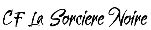 CF La Sorciere Noire Font Image