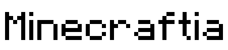 Minecraftia Font Image