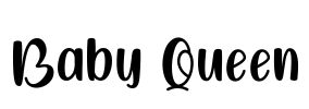 Baby Queen Font Image